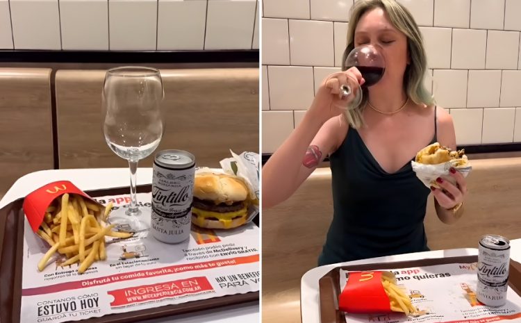 McDonald’s com vinho? Conheça o único lugar do mundo onde a bebida acompanha o lanche