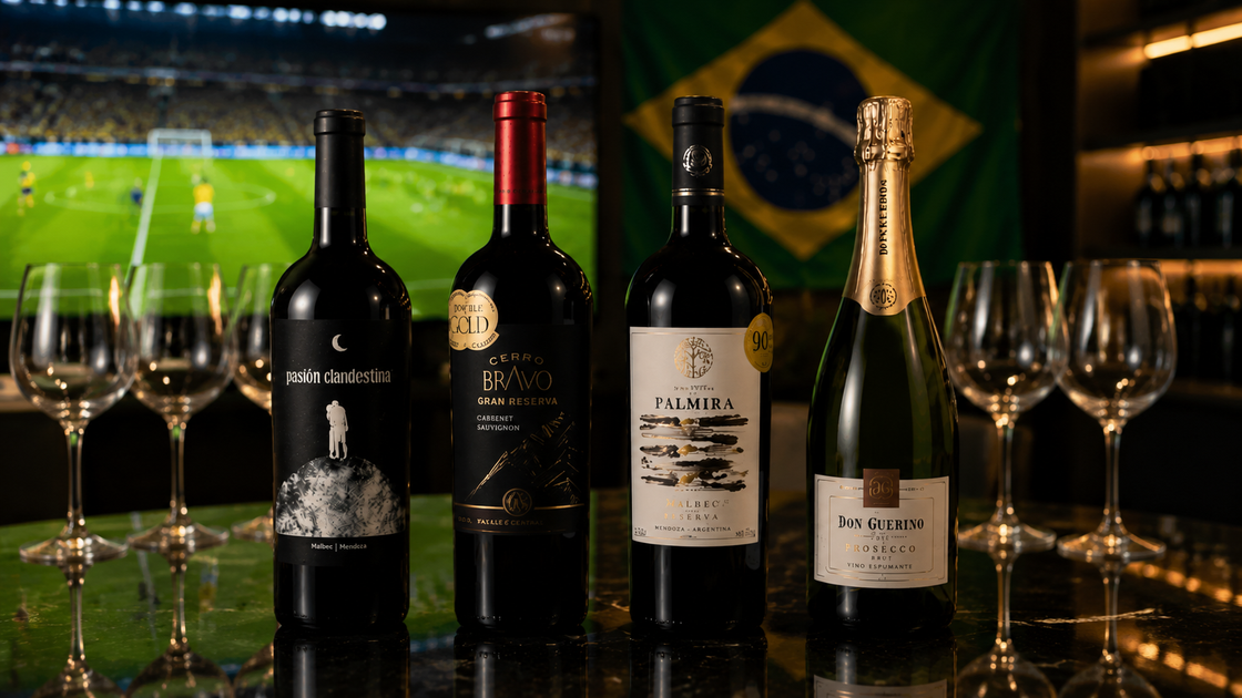 Harmonização de Vinhos com Petiscos para Assistir aos Jogos da Copa