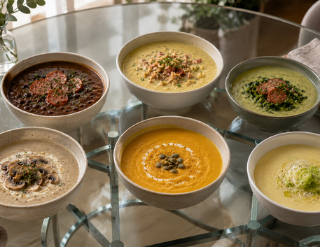 6 Sopas que Ficam Ainda Melhores com uma Taça de Vinho