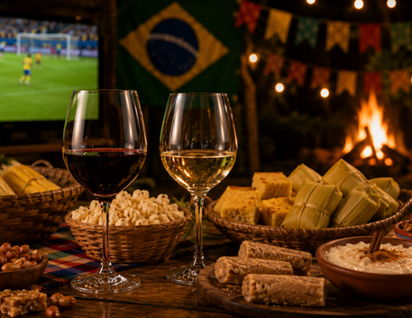 Do Campo à Fogueira: Como os Vinhos Invadiram as Nossas Comemorações