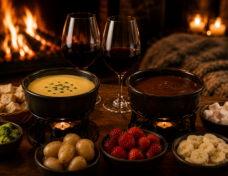 Fondue e Vinho: Como Aquecer o seu Inverno?
