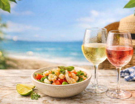 Harmonizações Leves para o Verão: Pratos Simples + Vinhos que Funcionam