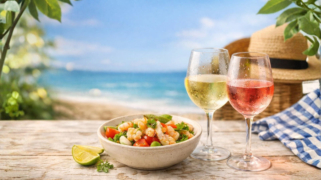 Harmonizações Leves para o Verão: Pratos Simples + Vinhos que Funcionam