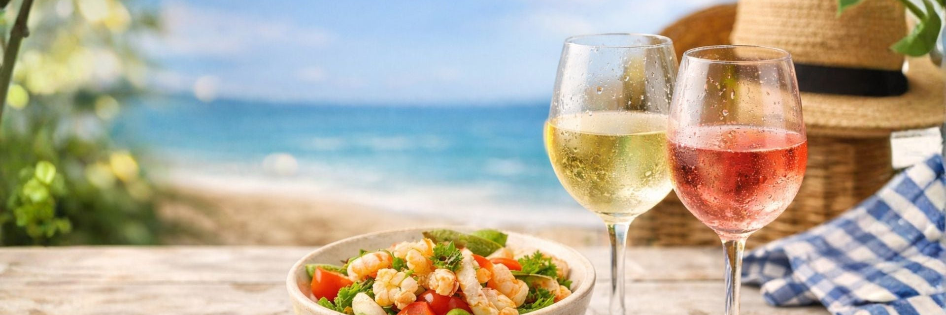 Harmonizações Leves para o Verão: Pratos Simples + Vinhos que Funcionam