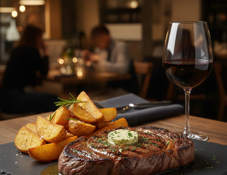 Maminha na manteiga de ervas com batatas rústicas: a harmonização ideal com Perez Cruz Gran Reserva