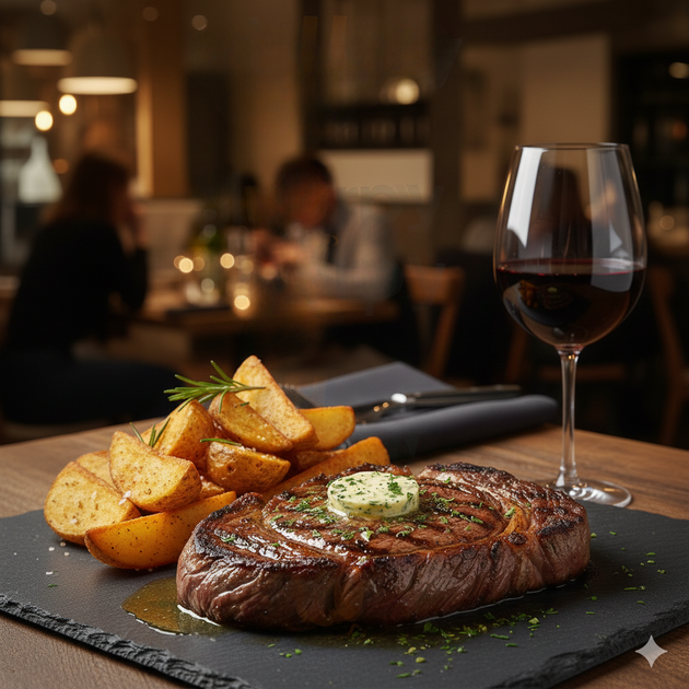 Maminha na manteiga de ervas com batatas rústicas: a harmonização ideal com Perez Cruz Gran Reserva