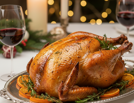 Peru Laqueado com Mel e Laranja: A Receita Ideal para Harmonizar com Vinhos na Ceia de Natal