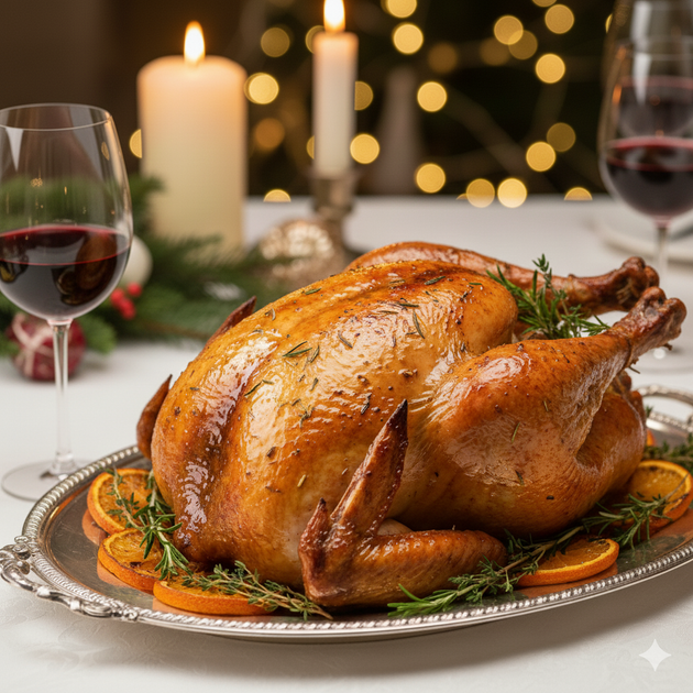 Peru Laqueado com Mel e Laranja: A Receita Ideal para Harmonizar com Vinhos na Ceia de Natal