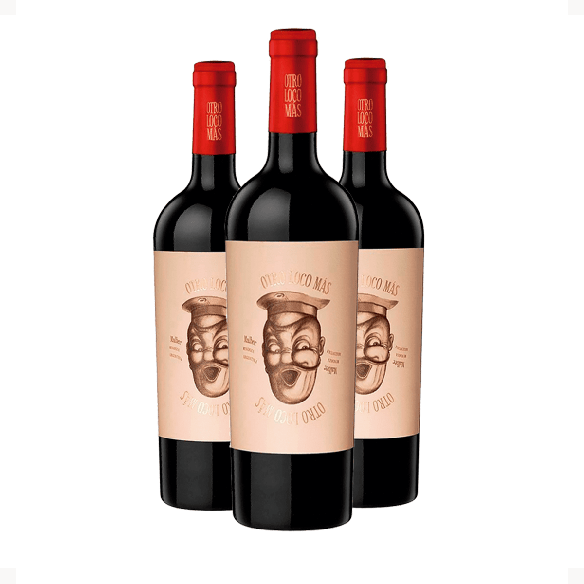 Kit 3 Otro Loco Más Malbec