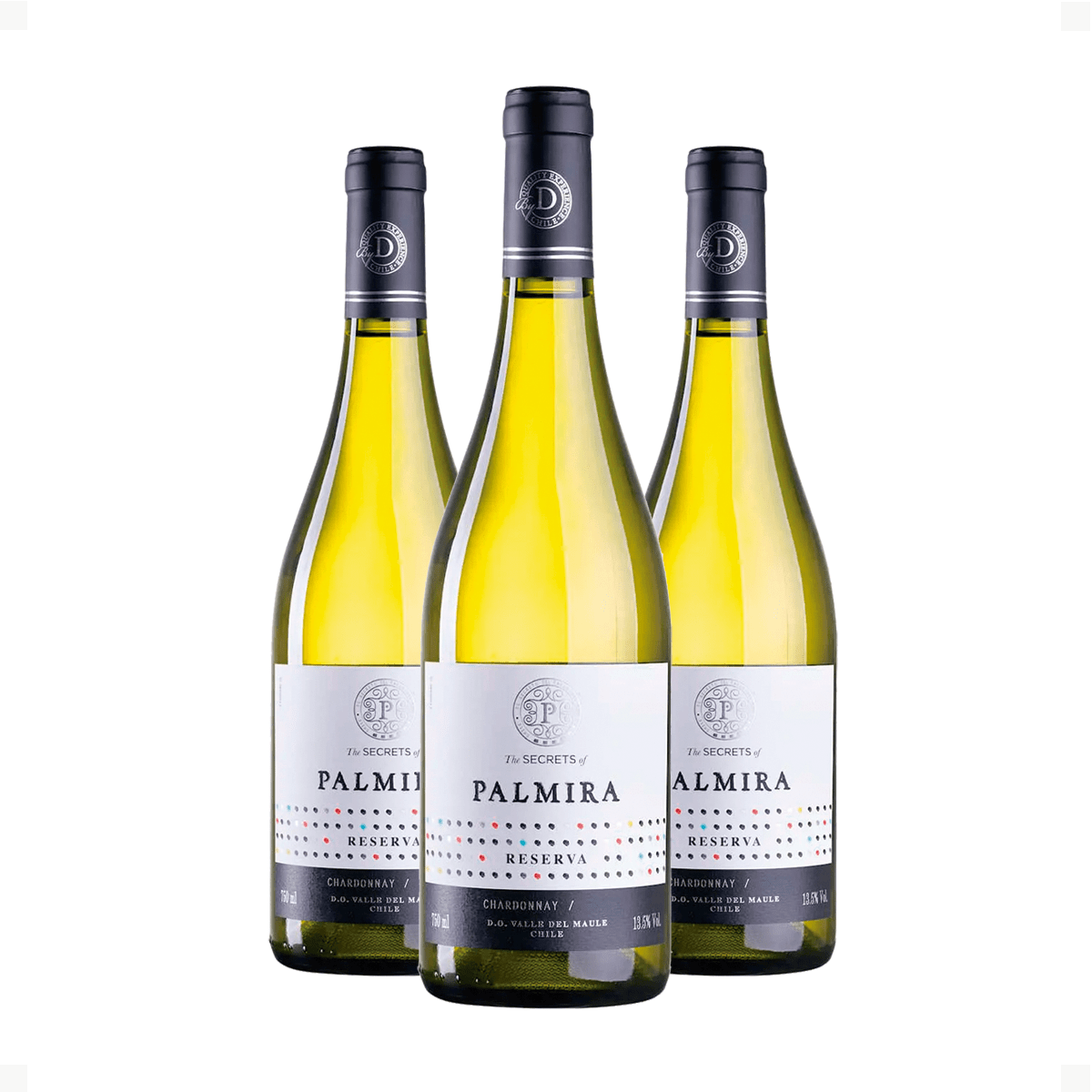 Kit 3 Casa Donoso Palmira Reserva Chardonnay